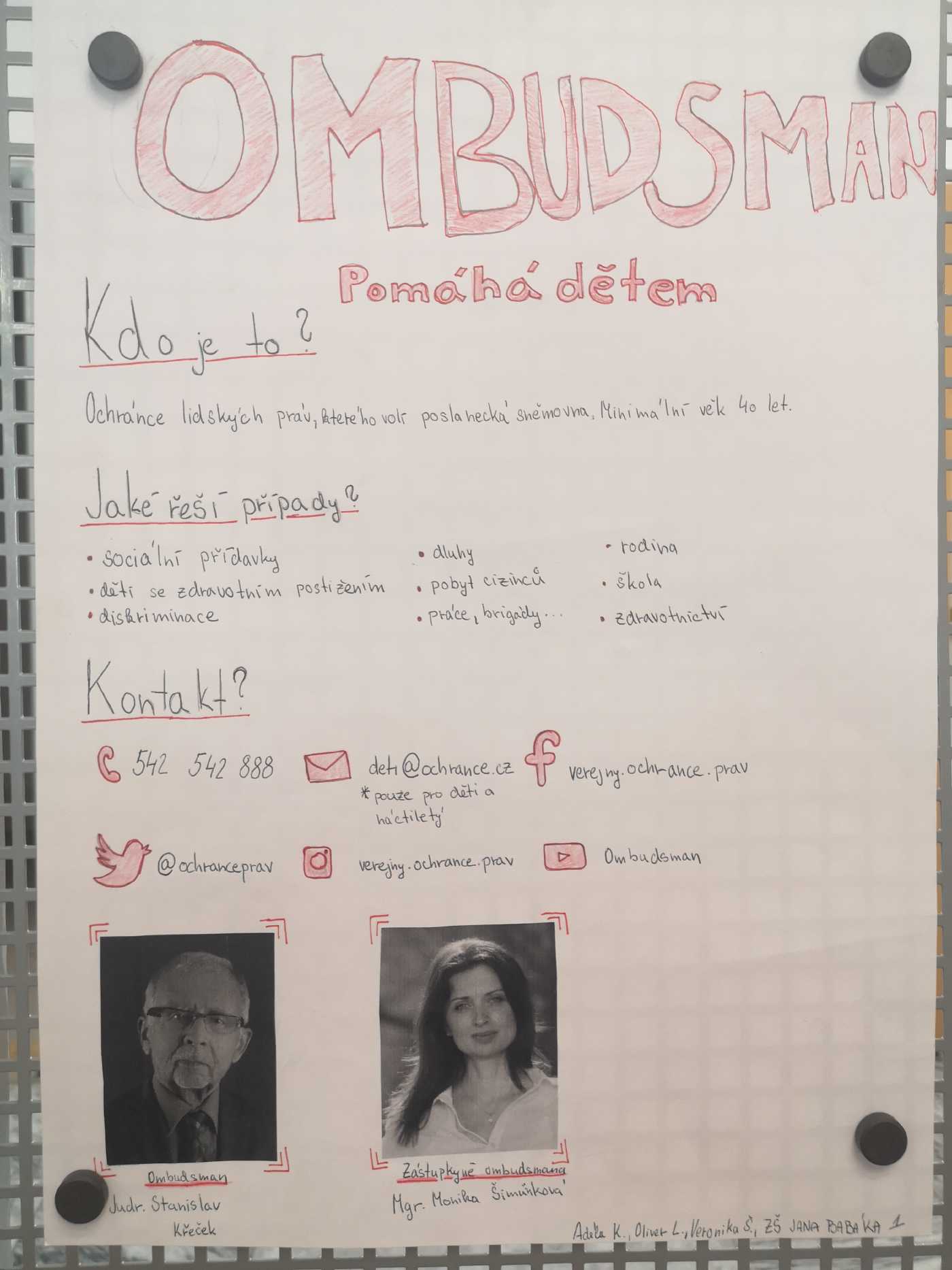 soutěžní příspěvek - plakát