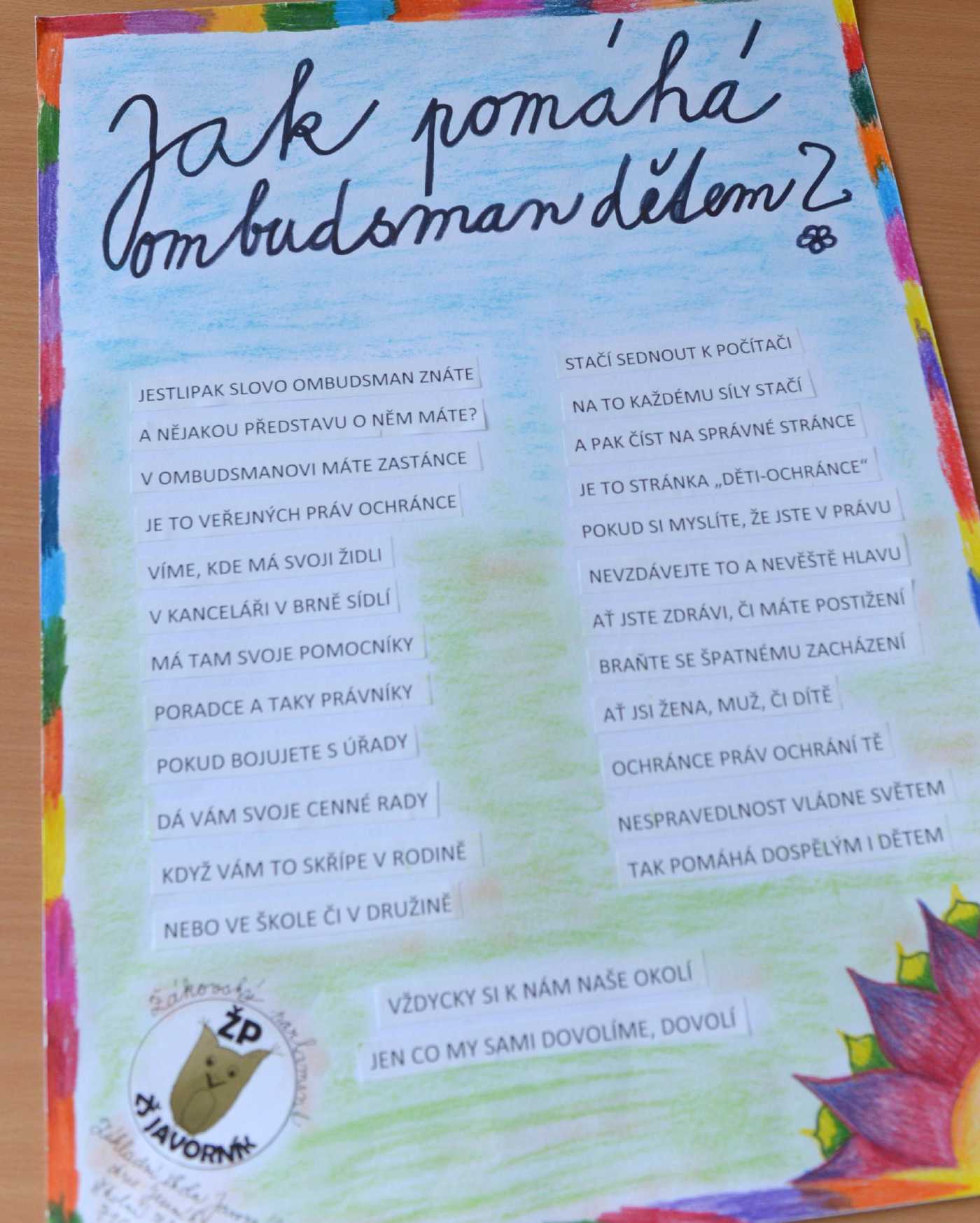 soutěžní příspěvek - plakát